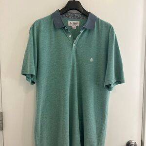 Original Penguin Men's Green Polo Shirt